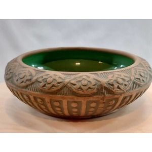 Antique Red Wing Pottery Glazed Planter Bowl
